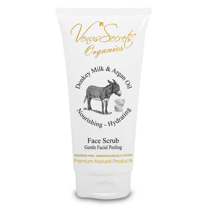 Face-Scrub-Tube-with-Donkey-Milk-Organic-Olive-and-Argan-Oil-100ml